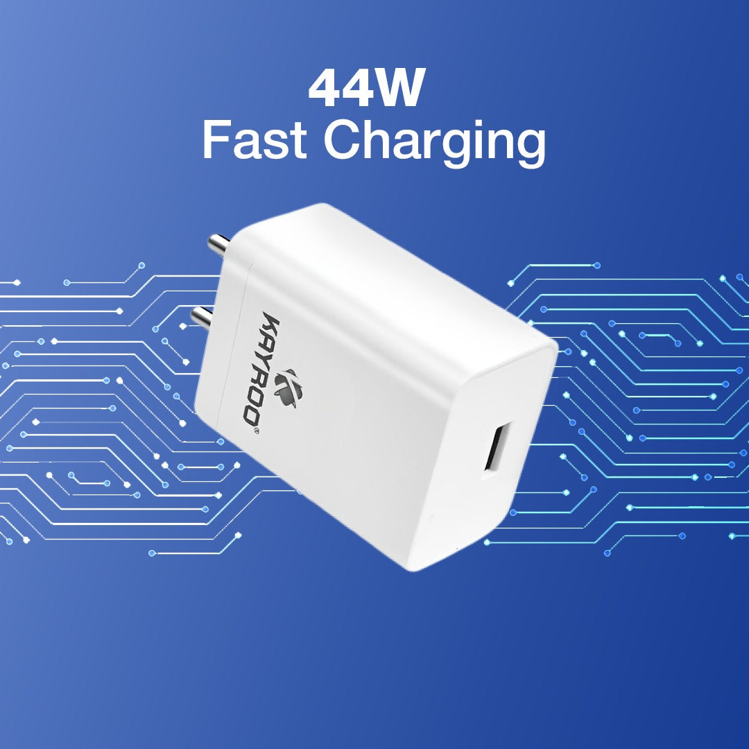 TC-309 TYPE-C USB 44W Flash Charger  ( Dash Charging, Vooc Charging, WARP charging) + Mobile,Computer cleaning kit FREE