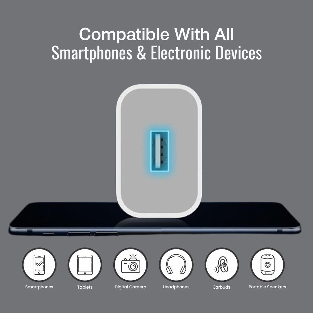 Kayroo TC-304 35W Fast Charger Adapter USB Type-A Dock for Oneplus 12/12R/11/11 Series, Samsung M Series,Motorola, Samsung, Mi, Redmi, Xiaomi, Oppo, Vivo, Infinix