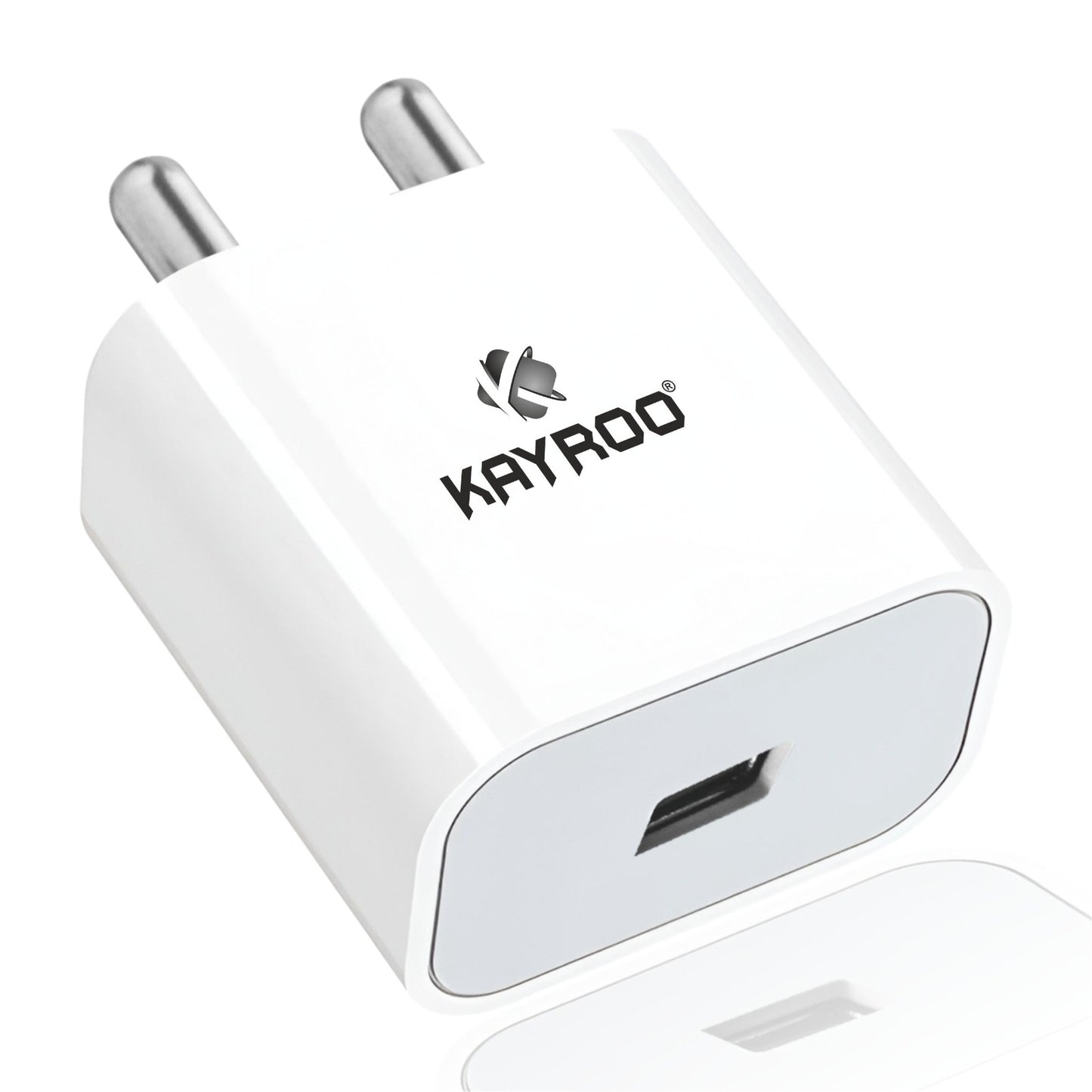 Kayroo TC-44 16W Fast Charger 3.4A Output Ultra Fast Charger for Vivo, Oppo, Samsung, Techno, Infinix, Realme,Mi, Redmi and All Smartphones