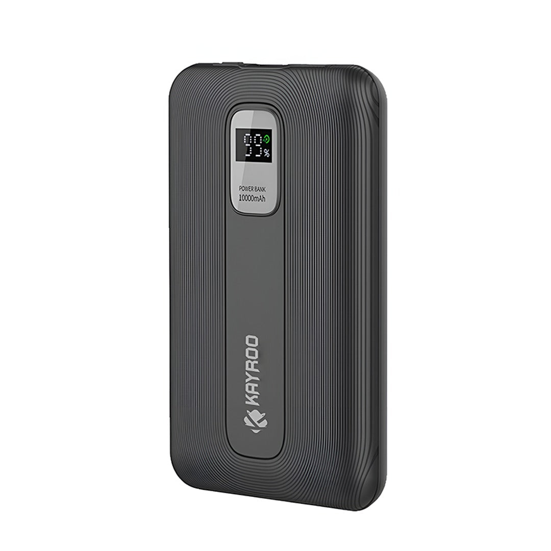 KAYROO PB-40 10000mAh 45W PD+Quick Charge 3.0 Fast Charging Slim & Compact Powerbank, 45W Fast Charging, USB & Type C Output, Power Delivery, Quick Charge for iPhone, Android & Other Devices